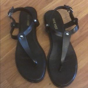 Black sandals!